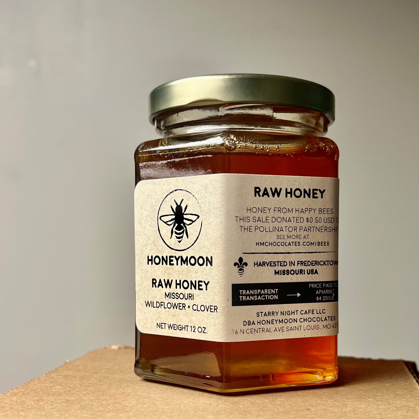 Honeymoon Local Raw Honey