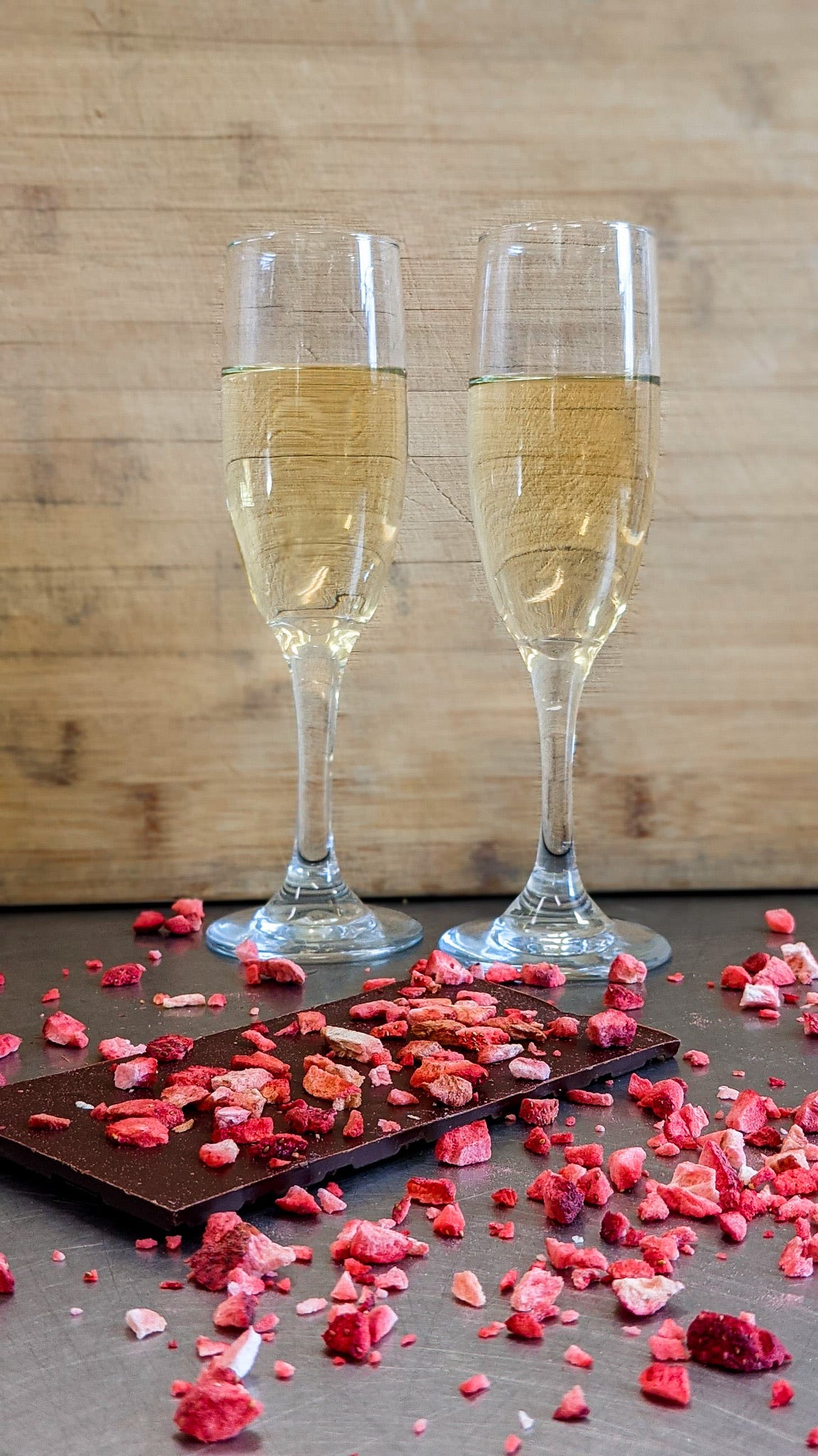 Behind the Bar: 70% Peru, Strawberry, and Champagne
