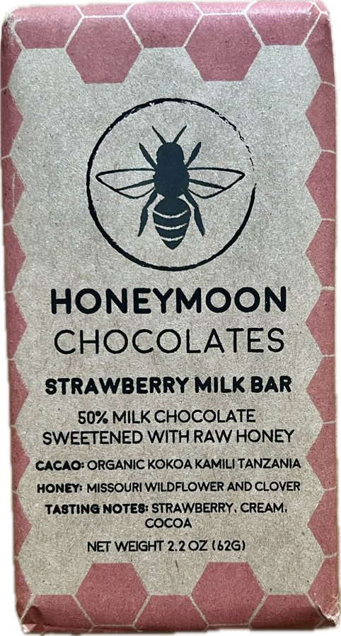 50% Milk Chocolate + Strawberry
